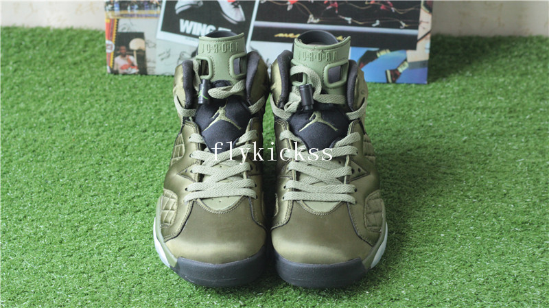 Air Jordan 6 Pinnacle Flight Jacket Green